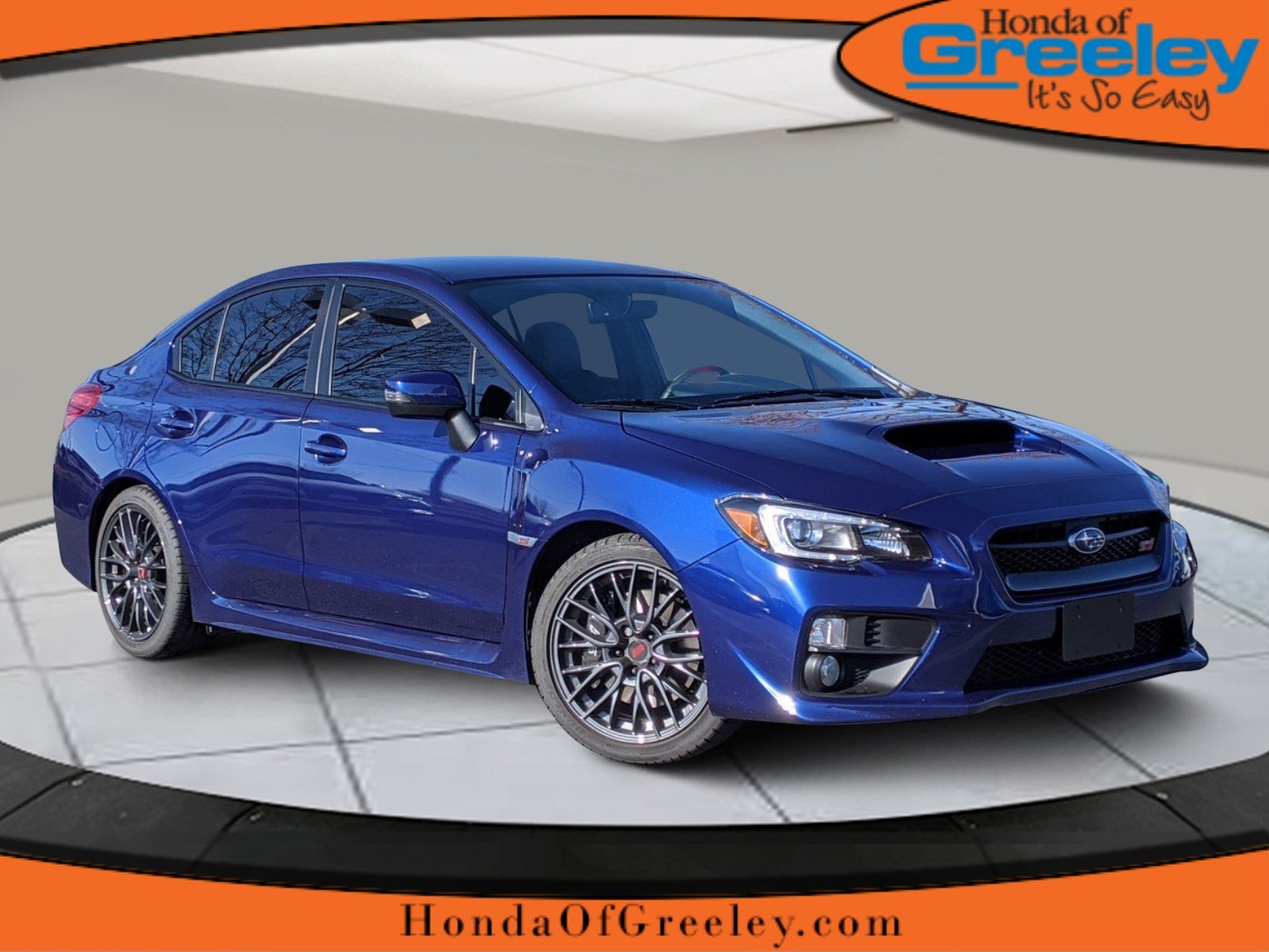 Pre-Owned 2017 Subaru WRX STI 4dr Car In Greeley #19H1053A | Honda Of ...